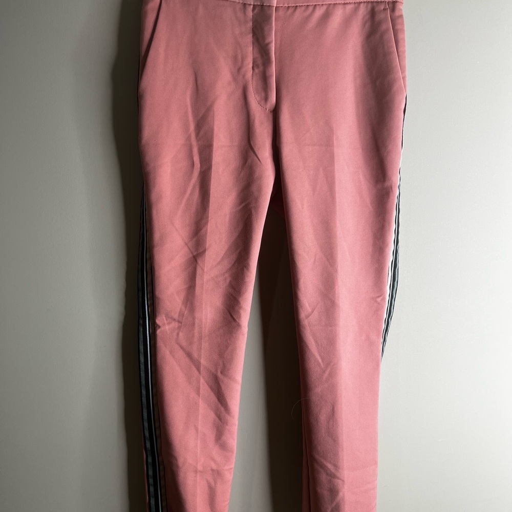 Zara Basic Flat Front Trouser Pants Xs - image 8